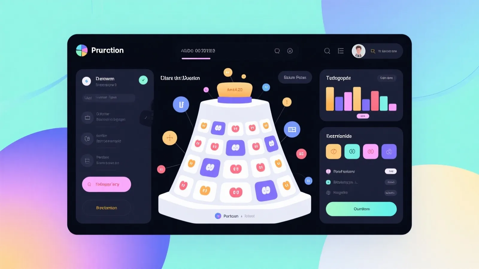 实时结果与数据面板示意图